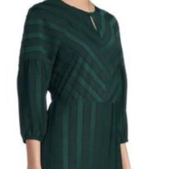 Liz Claiborne 3/4 Sleeve Midi A-Line Dress - Picture 4 of 6